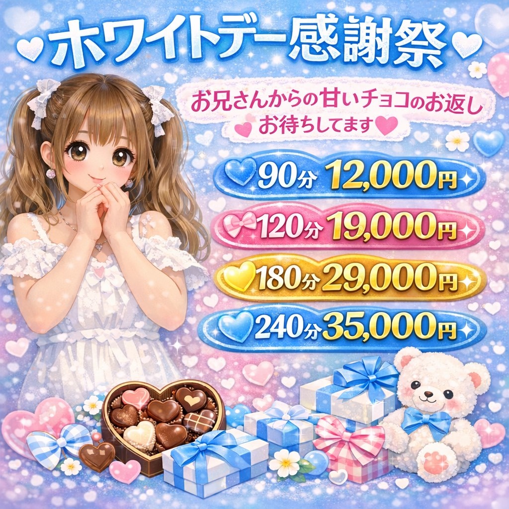 【ネット予約限定】ホワイトデー感謝祭